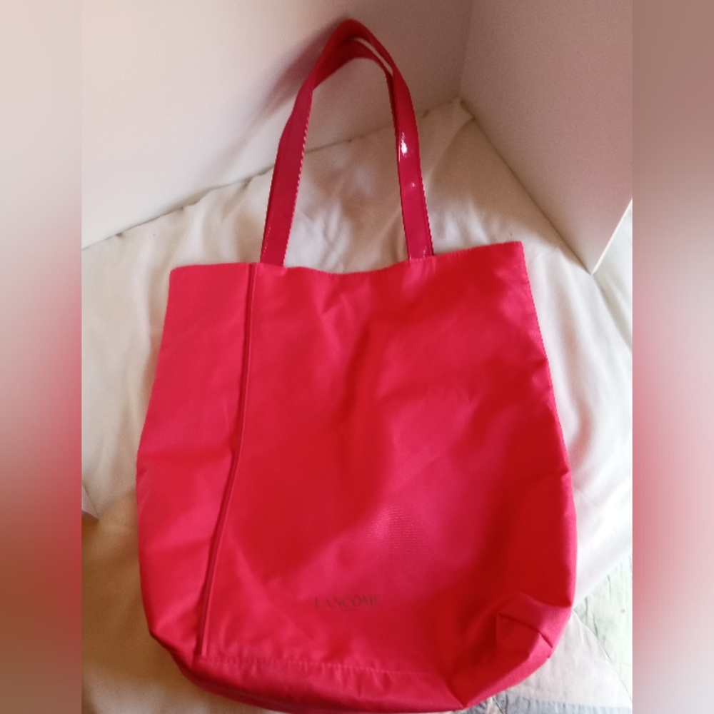 Lancome pink tote bag